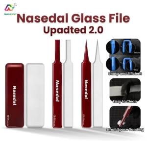 Nasedal 2.0 Upgraded Washable Glass File #600-#800 for Gunpla Model DIY Nub Mirror Polishing Small Flat Surface Sanding Tools