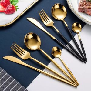 Set 4 Món Dao Muỗng Thìa Hoàng Gia Kèm Hộp Cao Cấp Sang Trọng Phong Cách Châu Âu