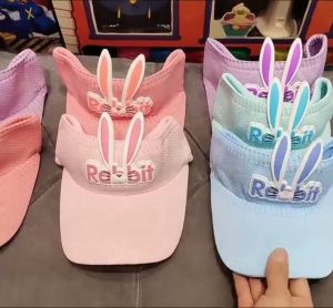 Bayar Di Tempat - Topi Anak Topi Golf Senam Pantai / Topi Anak Rabbit / Topi Anak Rajut Visor / Topi