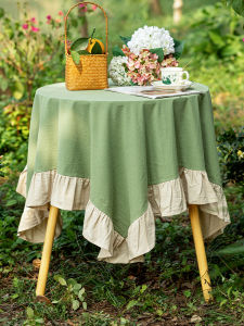 Meirenpeizi | Elegant French-Inspired Dust-Proof Square Tablecloth