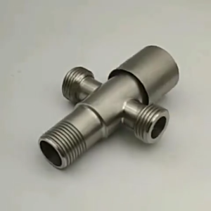Buy1take1) Stainless Steel Angle Valve G1/2 Cold Hot Water Stop Valve Bathroom Diverter Valve Connector for Toilet Sink Basin Water Valve