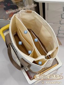 KDMILD | Stylish Ins Style Casual Large Capacity Multi-compartment Canvas Tote Bag
