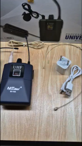 Mic trợ giảng không dây W14a - có Lựa Chọn Mic hạt gạo hoặc Mic đen.