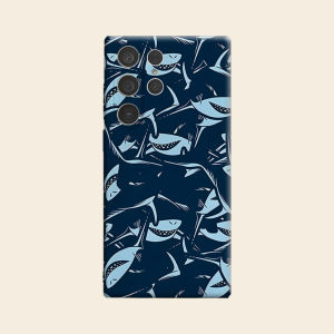 Ốp Lưng Bảo Vệ Toàn Diện Hình Cá Mập Hoạt Hình Cho Samsung Galaxy S26 S25 S24 A56 A36 Plus Ultra Thời Trang Cao Cấp Chất Liệu TPU Mềm Chống Sốc Chống Xước