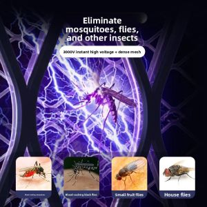 MONLEYTA | German Ultra-Powerful Rechargeable Mosquito Swatter And Lamp Two-In-One Household Fly Swatter 2025 New Model USB Charging