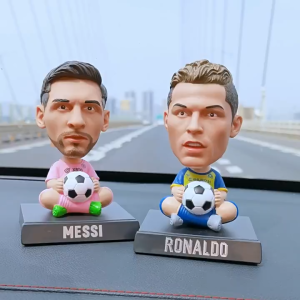 FIFA Football Soccer Star Cute Shaking Head Toys 12cm Ronaldo Neymar Beckham Messi Mohamed Salah Mbappé Haaland
