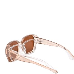 Polarized Sunglasses Fit Over Glasses for Women UV400 Protection Square Shades Extra Large Sun Glasses