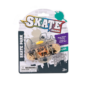 Hot Toys | Finger Skateboard Shallow Concave Double Upturned Blister Card Package Fingerboard with Metal Bridge Competitive Fingertip Toy