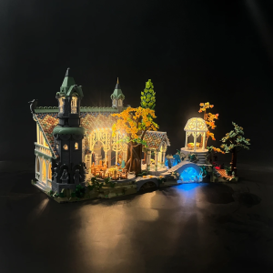 BYB LED Light Kit For LEGO 10316 The Lord of The Rings: Rivendell Building Blocks Decorative Lamp (Not Include Building)