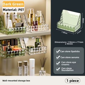 Wall-Mounted Drill-Free Bathroom Organizer