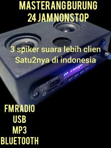Masteran Burung dengan spek 3 spiker satu2 nya di indonesia GARANSI 6 BULAN
