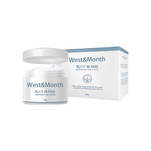 West Month Root Repair Nutrition Hair Scrub Nourishing Hair Care Scrub For Repairing Damaged Hair Moisturizing Hair Roots Preventing Hair Loss Fixing Hair Scrub Repair Damaged Hair Nourish Hair Roots Anti Hair Loss Scrub