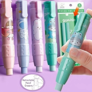 Cute Cartoon Pencil Erasers & Kids Writing Accessories: A Comprehensive Guide