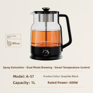 Kamjove | New Portable Glass Tea Kettle