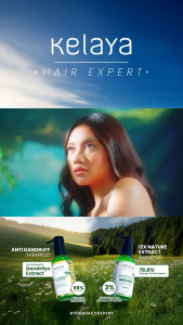 Kelaya Hair Expert Anti-Dandruff Shampoo 100ml + Conditioner Leave On 250ml Shampo Anti Ketombe