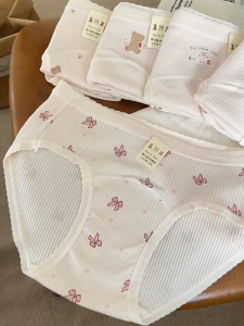 Quần Lót Nữ Kháng Khuẩn Thun Tăm Cạp Mềm Thoáng Khí P071 | Rosie Bra