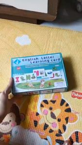 SG-Block Alphabet English Letter Learning Card/ Marker Flash Card for Writing/ Phonics Flash Cards for Kids