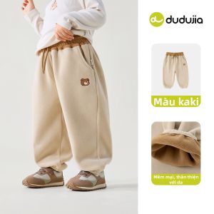 DUDUJIA | Quần Dài Trẻ Em Phong Cách Thông Thường Chống Tĩnh Điện