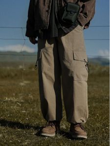 กางเกงขายาวทรงหลวมสไตล์ย้อนยุคญี่ปุ่นสำหรับเยาวชน กางเกงขายาวทรงตรงแบบลำลอง ทรงฮาราจูกุ ทรงหลวม กางเกงขายาวทรงหลวม