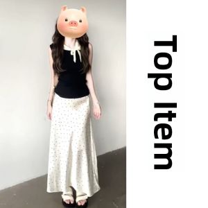 SENWA | Sleeveless Polka Dot Dress Set Summer Wear
