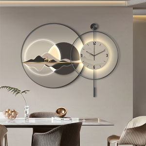 Luxurious Wall Clock Painting Dining Room Living Room Decor