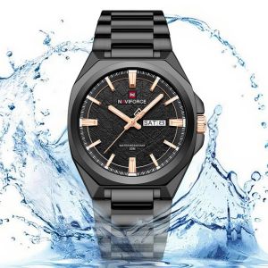Naviforce | NAVIFORCE New Mens 3ATM Waterproof Watch Quartz Luminous Date Display Stainless Steel Outdoor Business Wristwatch for Male 2026