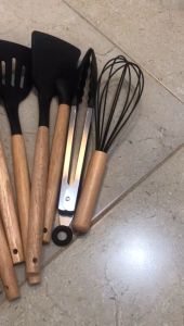 Spatula Set Peralatan Masak Sodet Susuk Sutil Silikon Non Stick & Cooking Tools Isi 5 Pcs