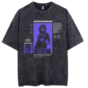 Áo Thun Cotton Phong Cách Mỹ Hip Hop Cổ Tròn in Họa Tiết Hoạt Hình Cổ Điển Thường Ngày Mùa Xuân Thu