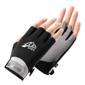JIFANPAUL|Summer hiking and climbing sports gloves for men anti-slip fingerless gloves for women suitable for outdoor cycling and fishing