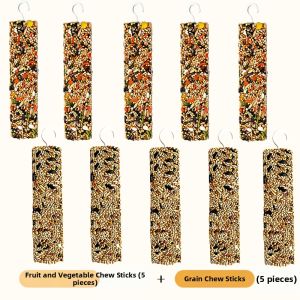 MIVOFIVO | Grinding Training Reward Parrot Snacks Vegetable and Grain