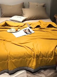 Single Blanket Queen Blanket Washable Blanket Soft Quilt Cotton Blanket Selimut Tilam 空调被