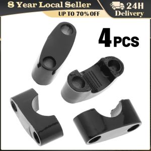 Universal 22mm Handlebar Fat Bar Riser Mount Clamp Adaptor Black