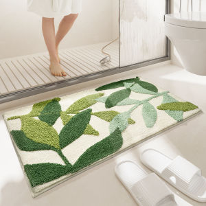 VIKAMA Imitation Cashmere Cute Bathroom And Toilet Door Bedroom And Bedside Water-Absorbent Anti-Slip Floor Mat Home Decoration