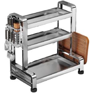JUMEISHI | Stainless Steel Countertop Organizer Shelf Multi-level