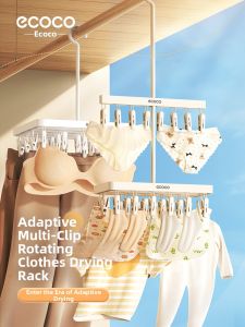 ecoco | Multi-Clip Windproof No-Trace Socks and Underwear Drying Rack