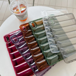 For Samsung Galaxy Tab A7 Lite (2021) 8.7" SM-T220 SM-T225 T225N Tab A 8.0 (2019) SM-T290 SM-T295 Fashion Color Down Clothes Style Tablet Protective Cover Transparent Soft TPU Case