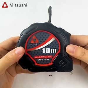 Mitsushi ตลับเมตร 3-10เมตร สายวัด เทปวัดระยะ ตลับเมตรพกพา ตลับเมตรเหล็ก สเกลชัดเจน สายวัดพกพา สายวัดแบบตลับ measuring tape