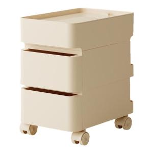 Simplicity Modern Mobile Storage End Table