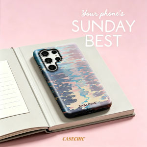 Potdemiel | Pastel Swirl Lullaby For Samsung Galaxy S26 S25 S24 A56 A36 Dual Layer Luxury Fashion Full Lens Protective phone Cover CaseChic