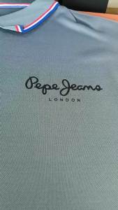 Áo Polo Nam Pepe Jeans London Tay Ngắn Cổ Bẻ Sọc Vải Nhanh Khô Thời Trang Thể Thao Mặc Hè Chất Liệu Polyester Thoáng Khí Dáng Ôm