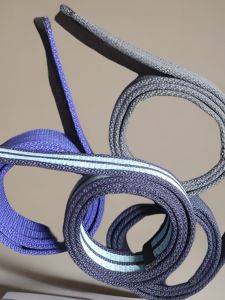 Thickened New Three-Strand Pattern Hook & Loop Belt Pass Security Check Electronics Factory Pant Belt Fashion Trendy Young Men and Women Accessories