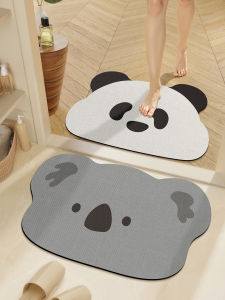 Water Absorbent Cartoon Koala Design Diatomaceous Earth Bathroom Mat