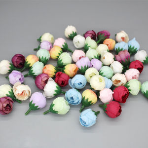Artificial Small Flower Bud DIY Accessories Small Rose Bud Fashion Flower Wedding Ceremony Layout Table Flower Decorative Headdress Wearing Flower