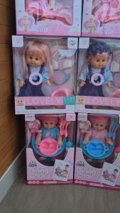 ตุ๊กตาเด็กผู้หญิง ของเล่นเด็ก ตุ๊กตาบาร์บี้ ตุ๊กตามีเสียง ตุ๊กตาตัวกะพริบตาได้ ตุ๊กตาร้องไห้ได้ กินนมได้ ฉี่ได้ พร้อมส่ง.