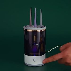 Electric Makeup Brush Cleaner Portable Automatic Multifuction Make up Cosmetic Brushes Details Cleaning