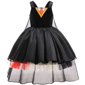 LZH | Children Wizard Cosplay Dress Halloween Costume Magic Movie School Formal Uniform Witch Role-play Girls Party Dresses Carnival
