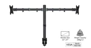 Computer Monitor Stand Arm dual Desktop Mount Bracket 360 Degrees Can Rotate 180 Degrees View Adjustment 17-32 Inch Adjustable Monitor Arm