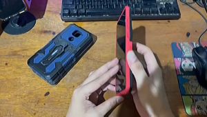 Casing Hp Untuk Xiaomi Redmi Note 11 5G Soft Case Kickstand Armor Belt Clip Terbaru