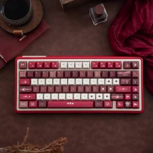 URE Tipsy Kitten Keycaps Cherry Profile Dye-sub PBT Keycaps Replacement Keycaps For Mechanical Keyboard 64 78 84 87 96 98 104