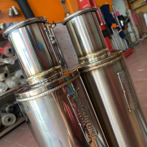 (สินค้าพร้อมส่ง)ท่อไอเสียรถยนต์ ปลายท่อทรงสปูน NITTO นิโตะ ท่อspoon หม้อพักปลาย หม้อพักท้ายปลาย